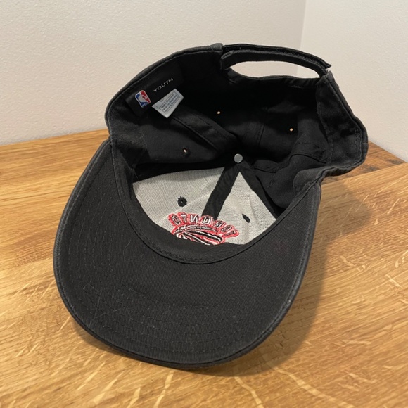 Toronto Raptors NBA Baseball Hat Black Embroidered Logo YOUTH Adjustable - Picture 6 of 11